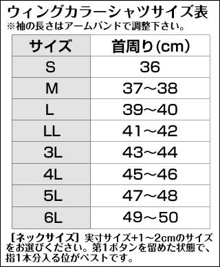 シャツサイズ