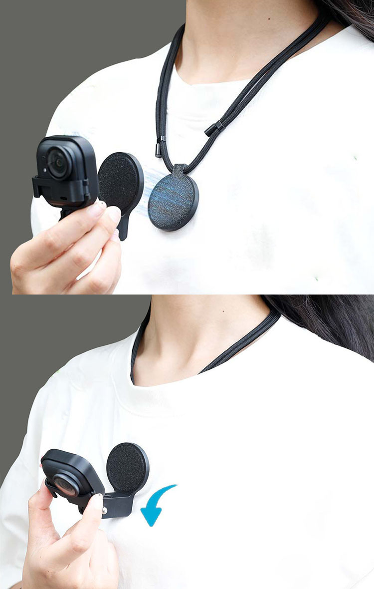 Insta360 GO Ultra対応 マグネット式ネックストラップ 首掛け用