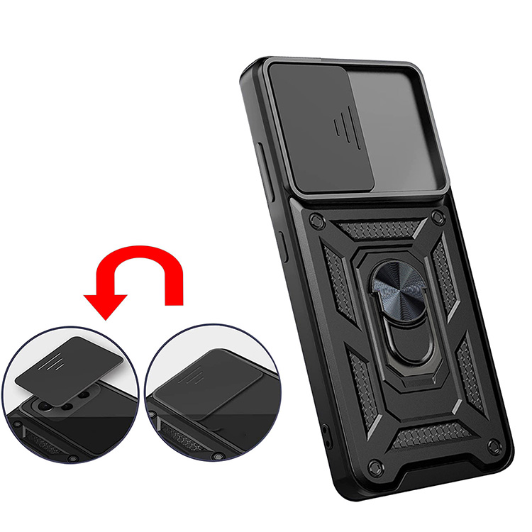 Samsung Galaxy A53 5G ケース 耐衝撃 リング付き カメラレンズカバー