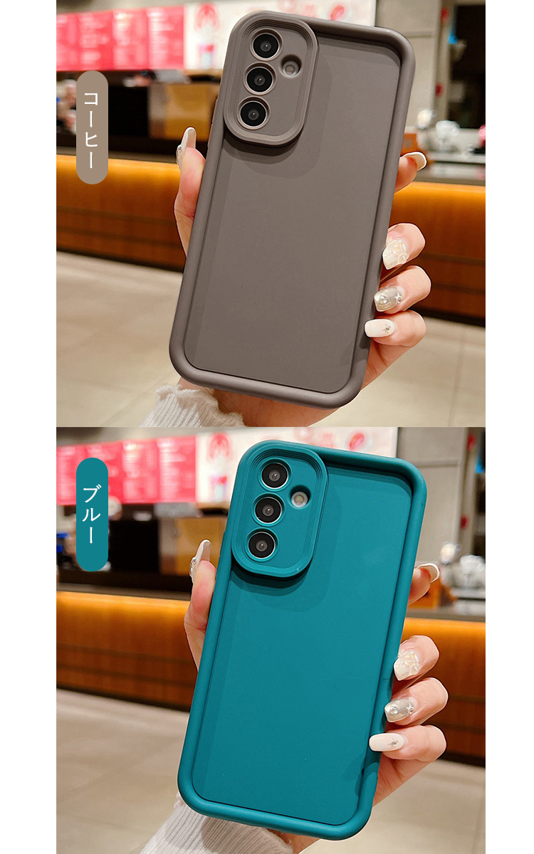 Galaxy A55 5G ケース 耐衝撃 カバー カメラ保護あり ストラップ穴 TPU