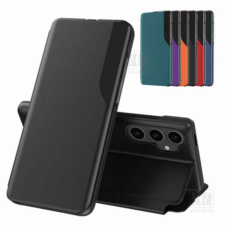 Insta Galaxy A57 5G�Ή� �P�[�X �蒠�^ �J�o�[ ��܂� PU���U�[ �X�^���h�@�\ �蒠�^PU���U�[�P�[�X/�J�o�[ Samsung �M�����N�V�[ A57 5G �������