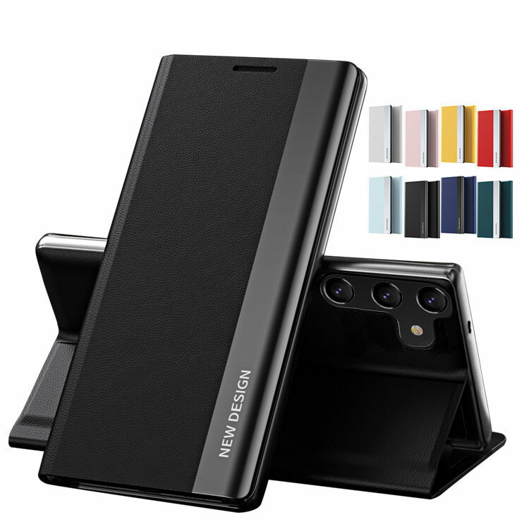 Galaxy A57 5G�P�[�X �蒠�^ PU���U�[ �X�^���h�@�\ Samsung �T���X�� �M�����N�V�[ A57 5G �蒠�^ PU���U�[�P�[�X/�J�o�[ �A���h���C�h �������� �������