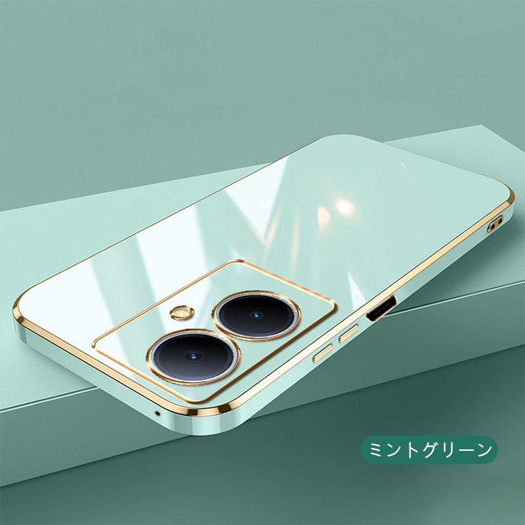 OPPO A79 5G ケース 耐衝撃 カバー メッキ TPU ソフトケース シンプル ストラップ穴 保護ケース アンドロイド おすすめ おしゃれ |  | 05