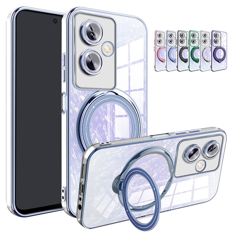 【SIMフリー】OPPO A79 5G 128G クリアケース付き OPPO A79 5G クリアケース カメラ保護あり カバー メッキ 透明 一体型