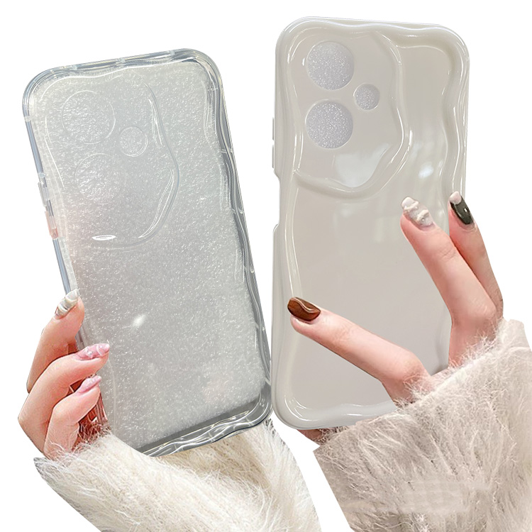 OPPO A79 5G ケース 耐衝撃 カバー 波状 かわいい TPU ソフトケース