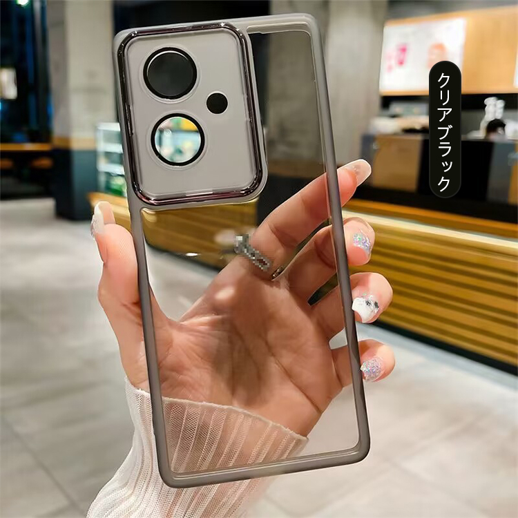 OPPO A79 5G ケース 耐衝撃 カバー クリア 透明 かわいい シンプル TPU