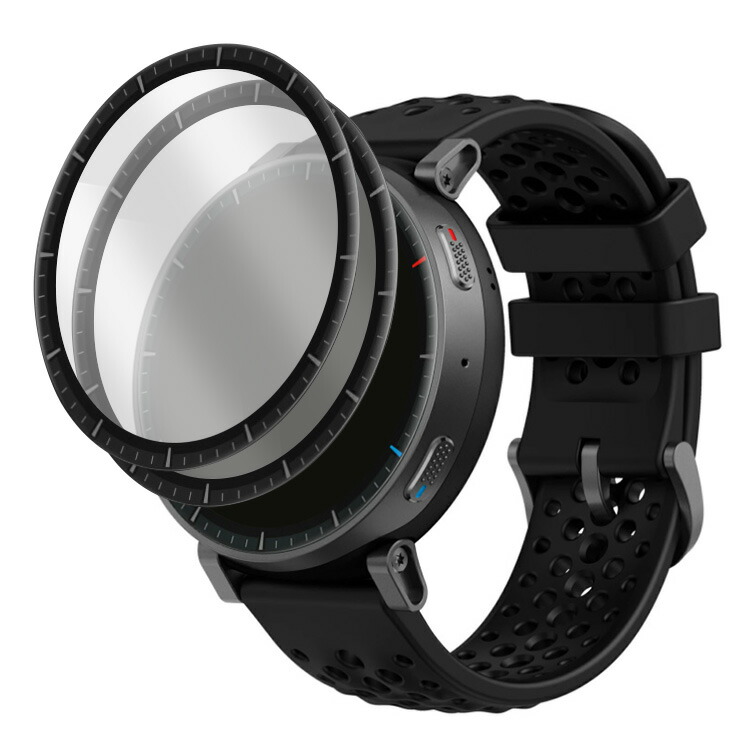 Amazfit Active Max �t���ی�t�B���� 2������ �S�ʕی� PMMA�f�� ���h�~ �v���e�N�^�[ �t�B���� �A�}�Y�t�B�b�g �A�N�e�B�u �}�b�N�X �ی�V�[�g