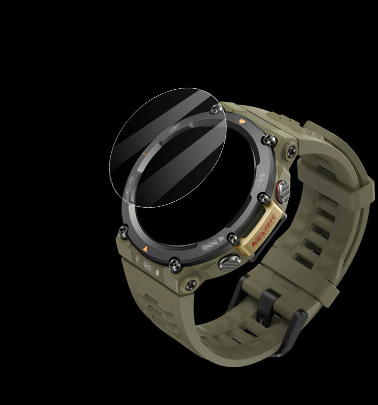 Amazfit T-Rex 保護フィルム 強化ガラス 液晶保護フィルム スマートウォッチ フィルム 保護フィルム プロテクター 保護 フィルム  衝撃吸収フィルム 画面 :aftr2-m1n-z220611:スマホカバーのKEITAICASE 通販 