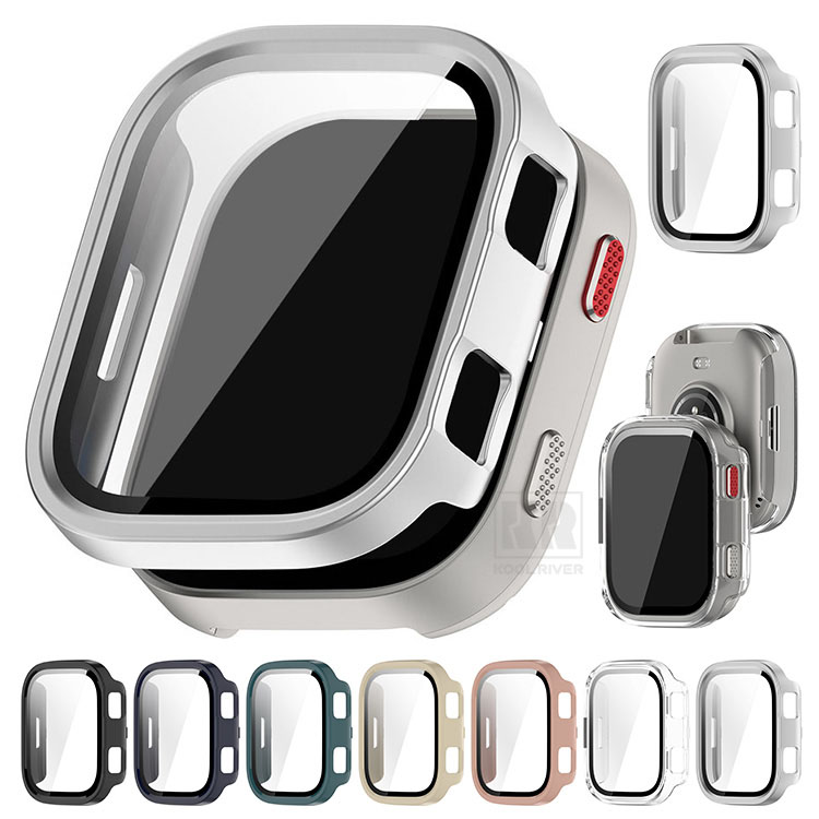 Amazfit Bip Max �P�[�X �J�o�[ �t���ʋ����K���X �S�ʕی� �t���ی�P�[�X �P�F/�N���A �t�B������� �n�[�h�P�[�X �A�}�Y�t�B�b�g