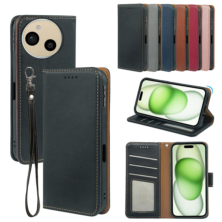 AQUOS sense9 �P�[�X �蒠�^ �J�o�[ �X�g���b�v�t�� �蒠�^PU���U�[�P�[�X �J�[�h���[ �X�^���h�@�\ �V���v�� ���������� �X�g���b�v�� SHARP �V���[�v