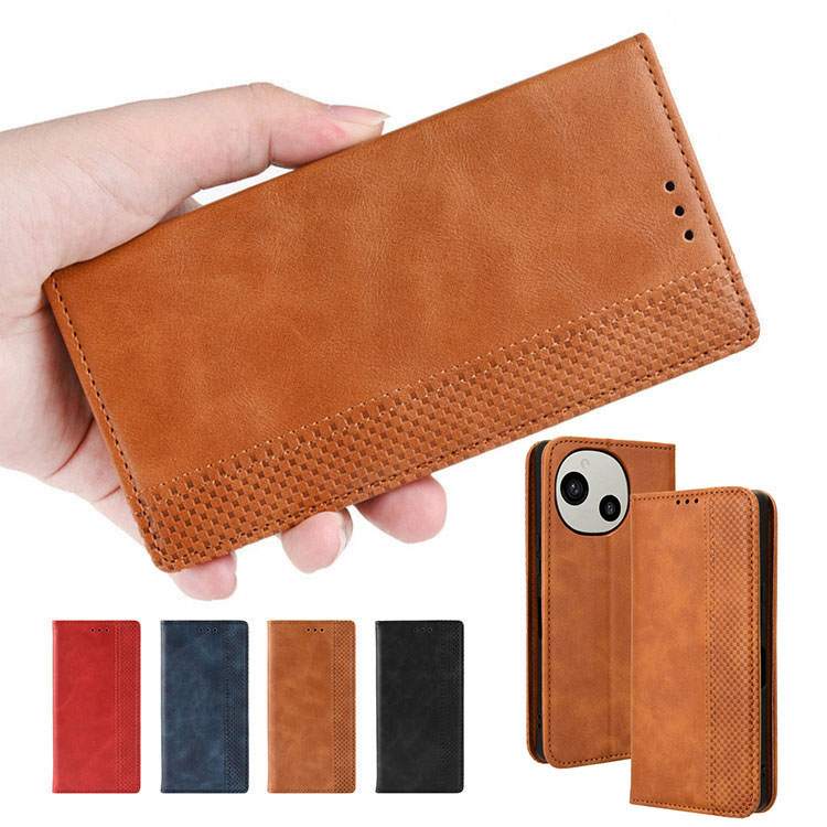 AQUOS sense9 �P�[�X �蒠�^ �J�o�[ SHG14 SH-M29 SH-53E PU���U�[ �i�q�� �s���͗l �蒠�^PU���U�[�P�[�X �X�^���h�@�\ �J�[�h���[ SHARP �V���[�v