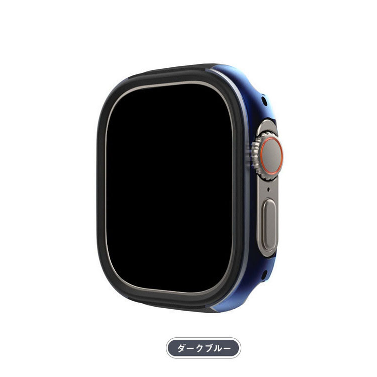 Apple Watch Ultra 2/1 カバー 耐衝撃 ケース バンパー TPU + アルミ 簡単装着 かっこいい アップルウォッチ ウルトラ 49mm 軽量 液晶保護なし |  | 06