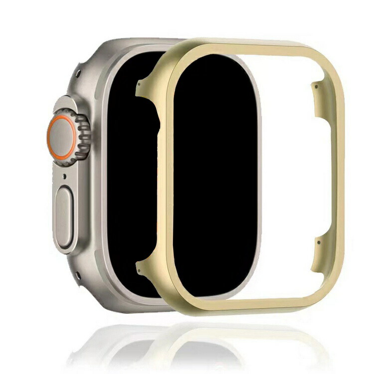 Apple Watch Ultra 2/1 バンパー ケース 耐衝撃 アルミ 49mm