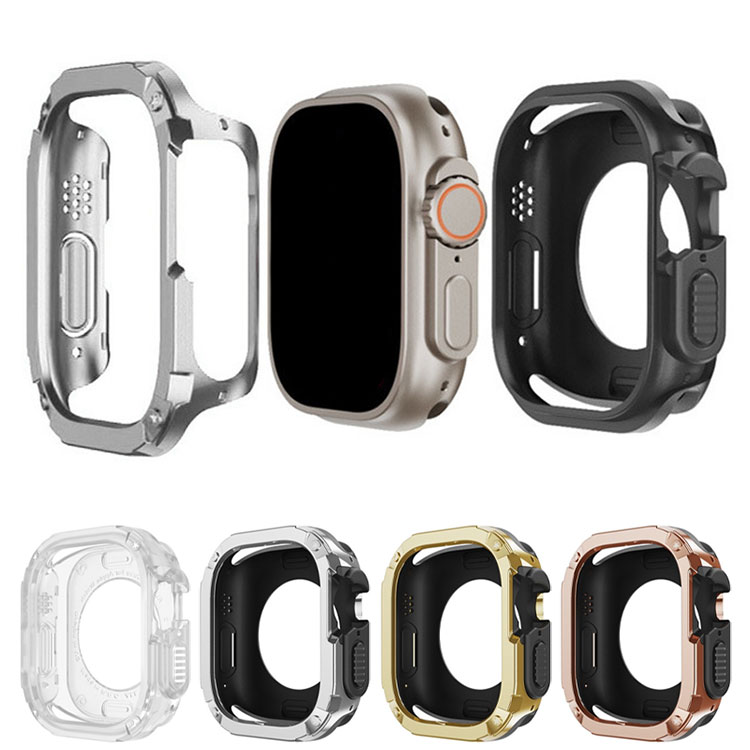 Apple Watch Ultra 2 �P�[�X �o���p�[ �J�o�[�v���X�`�b�N ���b�L �n�[�h�P�[�X 49mm ���������� �A�b�v���E�H�b�` �E���g��2 �J�o�[
