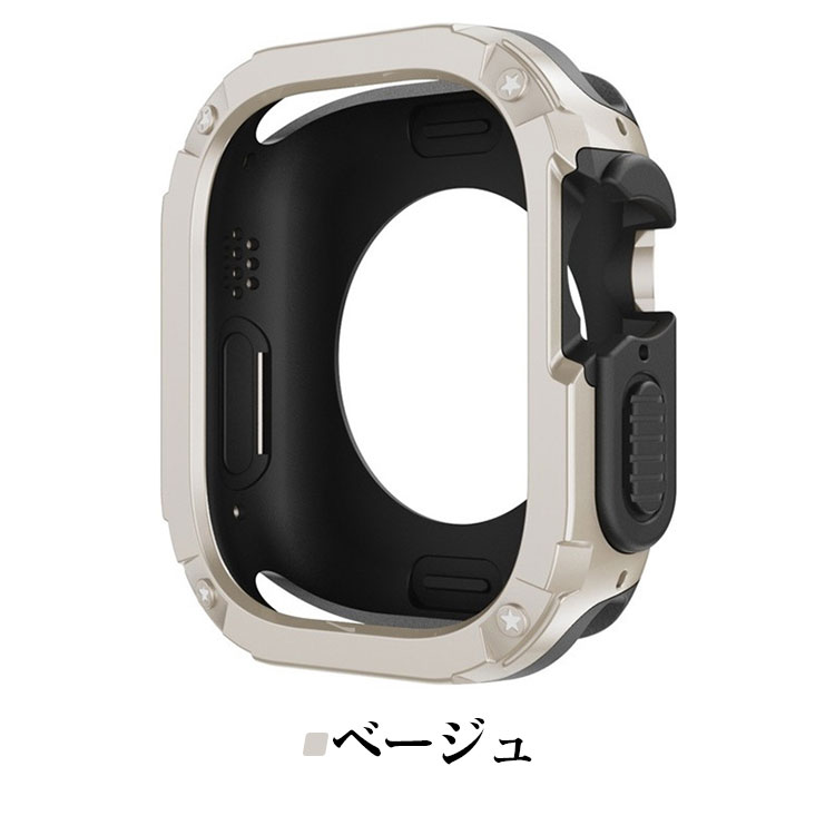 Apple Watch Ultra 2 バンパー ケース プラスチック メッキ ハードケース 49mm かっこいい アップルウォッチ ウルトラ2 カバー |  | 06