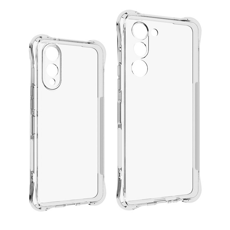 Arrows We2 F-52E クリアケース We2 Plus F-51E 耐衝撃 カバー シンプル クリア 透明 角 保護 コーナーバンパー TPU ソフトケース ストラップ穴 | 