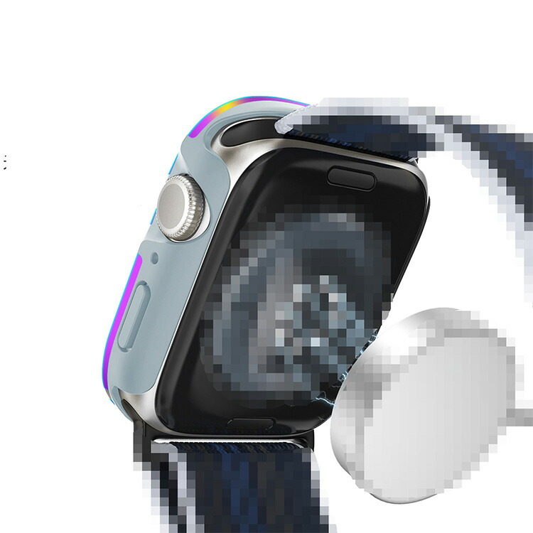 Apple Watch Series 10 ケース 耐衝撃 カバー TPU＆アルミバンパー 強化ガラス ガラスフィルム付き 液晶保護ケース かっこいい アップルウォッチ10 |  | 03