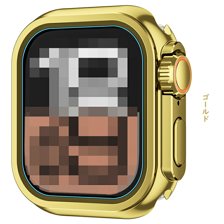 Apple Watch Series 10 ケース 46mm カバー アルミバンパー  バンパーカバー 強化ガラス ガラスフィルム付き 全面保護 光沢/マット 液晶保護ケース |  | 08