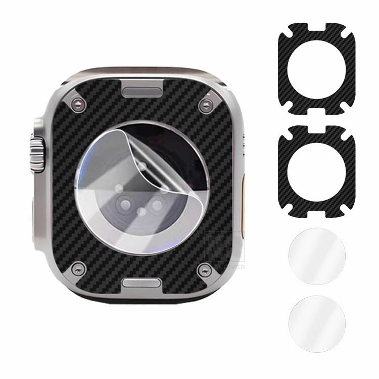 Apple Watch Series 11 / 10 9 8 7 6 5 4 バックフィルム+センサー保護