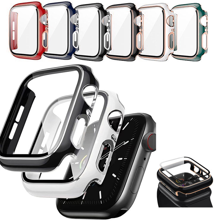 Apple Watch Series SE 2022 P[X KXtB 񐢑 P[X Jo[ Sʕی tJo[ AbvEHb` V[YSE 2022 40mm/44mm