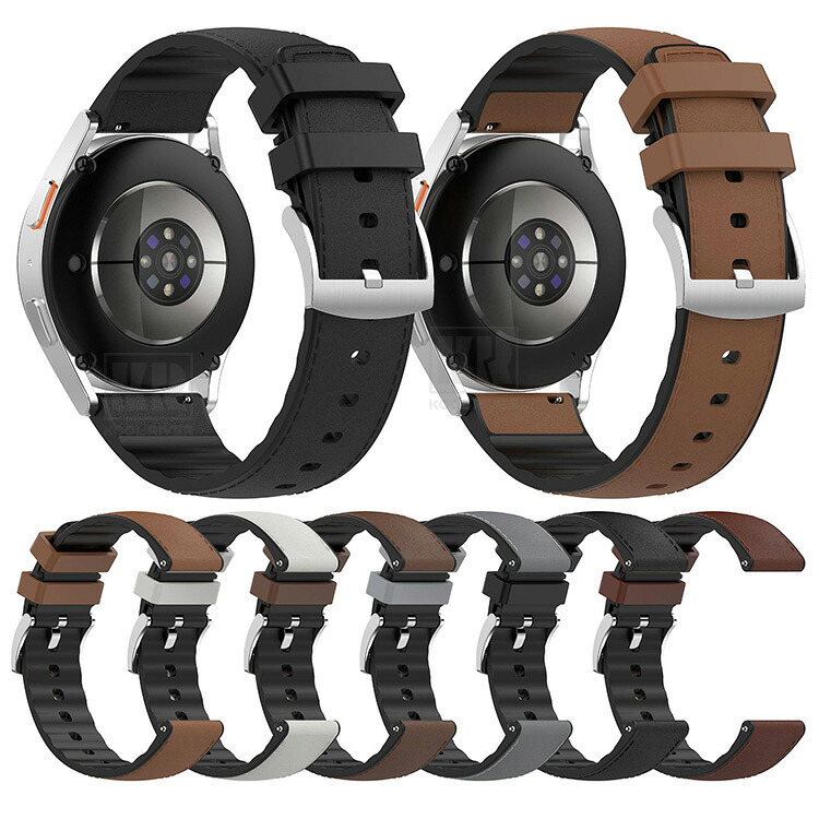Amazfit バンド ベルト PUレザー+T...の詳細画像1