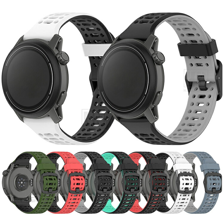 SUUNTO Watch �o���h �x���g Nautic S / Vertical2 Ocean / Race 2 S Run �V���R�� �ʋC �o���h�� 22mm �������X�g�o���h/�����o���h/�����x���g