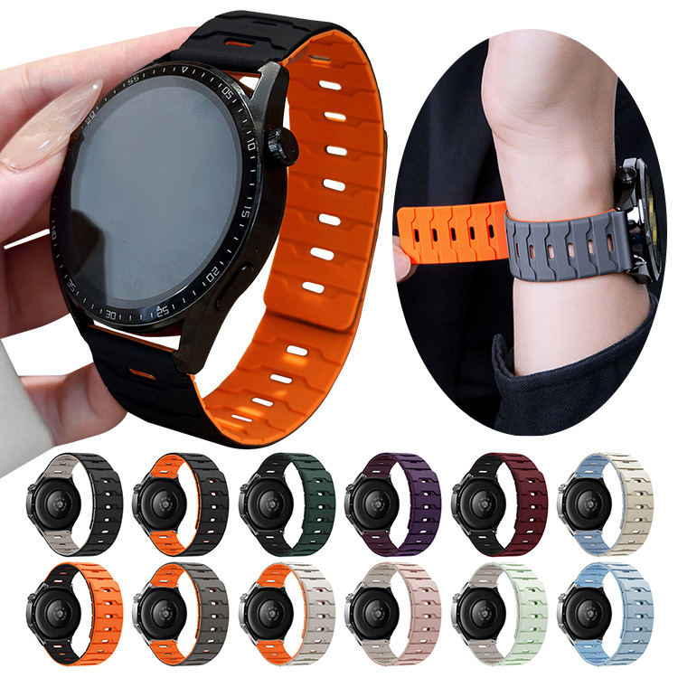 Polar Watch �o���h �x���g Vantage M3 / V3 �V���R�� �}�O�l�b�g�t�� ���C�t�� �ʋC �o���h�� 20mm 22mm �������X�g�o���h/�����o���h/�����x���g