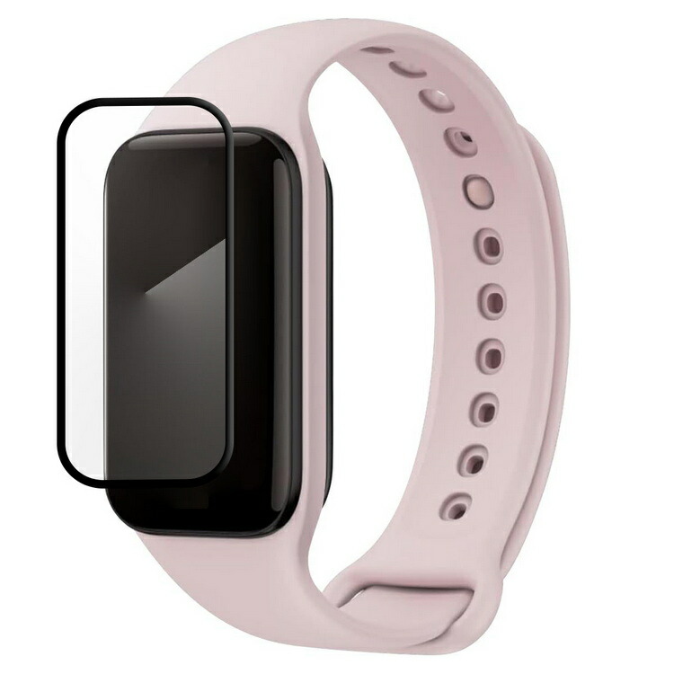 Xiaomi Smart Band 8 Active �t���ی�t�B���� 2������ PMMA�f�� ���h�~ �v���e�N�^�[ �t�B���� �V���I�~ �X�}�[�g �o���h8 �A�N�e�B�u �ی�V�[�g