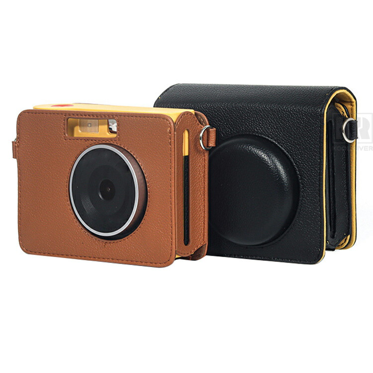 Kodak Mini Shot 3 RETRO ケース C300R カバー ショルダーストラップ
