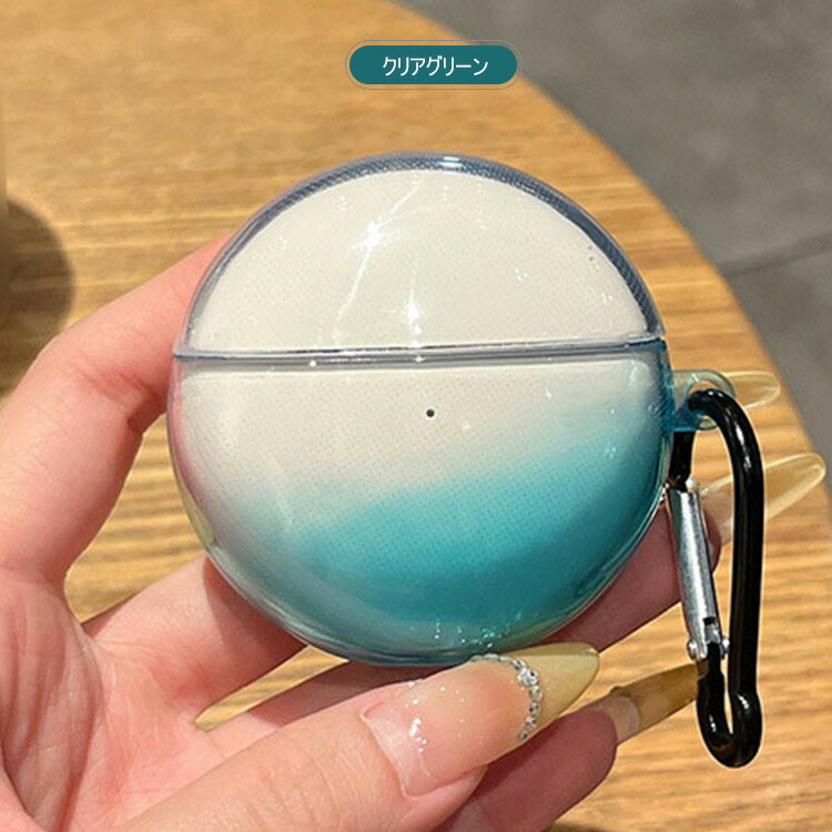 HUAWEI FreeClip 2 クリアケース クリア 透明 TPU シンプル カラビナ