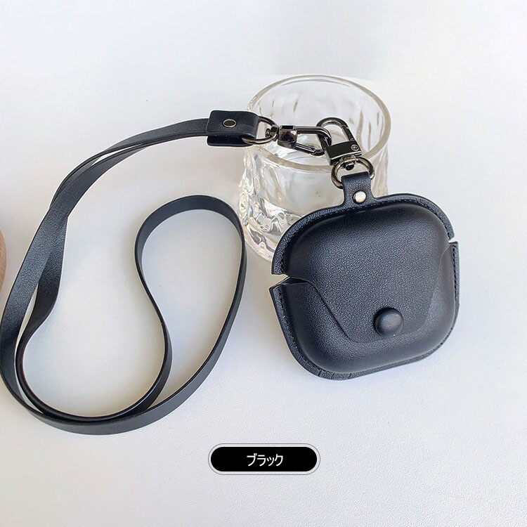 FreeClip 2 ケース PUレザー カバー シンプル ネックストラップ付き FreeClip 2 ケース PUレザー カバー シンプル ネックストラップ付き