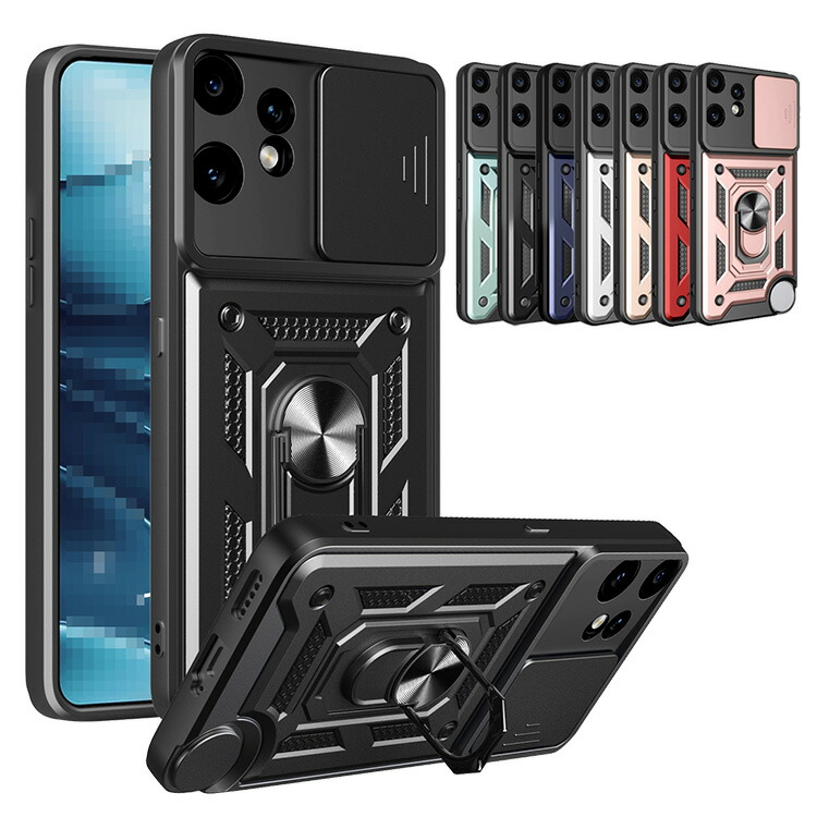 CMF Phone 2 Pro �P�[�X �ϏՌ� �J�o�[ �}�O�l�b�g���ԍڃz���_�Ή� �X���C�h���J���������Y�J�o�[�t�� �����Y�ی� �X�^���h�@�\ ��̌^�����O�t�� 2�d�\��