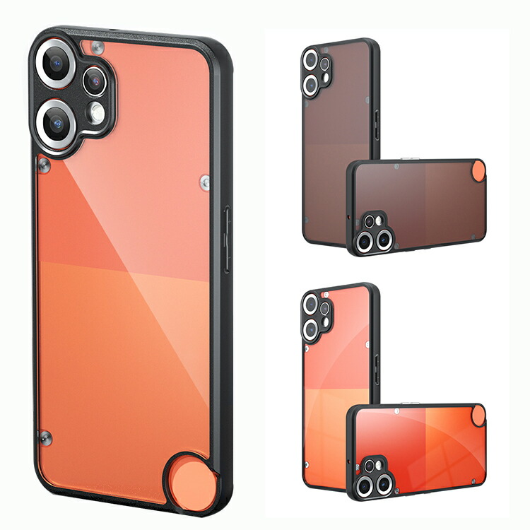 CMF Phone 2 Pro �P�[�X �N���A �w�ʓ��� �J�o�[ �}�b�g �ϏՌ� �P�[�X/�J�o�[ TPU + �v���X�`�b�N �X�g���b�v�� Nothing �i�b�V���O CMF Phone 2 Pro