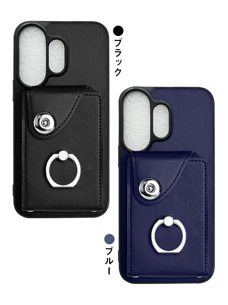 CMF Phone 2 Pro ケース 耐衝撃 カバー PUレザー 一体型リング付き