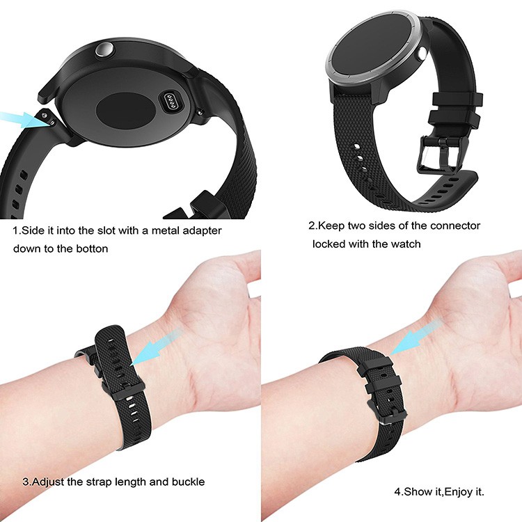 Garmin Approach S40/S42 ベルト バンド 交換 シリコン 6色 おすすめ