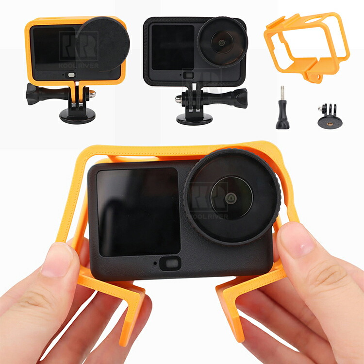 dji osmo action 6 �P�[�X �t���[�� �J�o�[ �ی�t���[�� �u���P�b�g ���������� �v���X�`�b�N �ی�t���[�� �V���v�� �ϏՌ� DJI �I�X�� �A�N�V����6