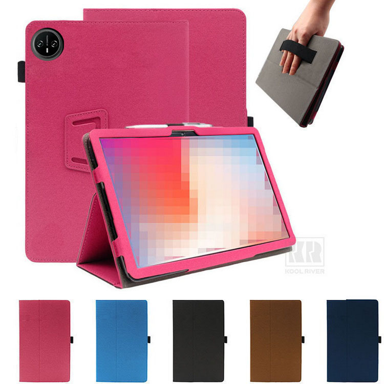 DOOGEE Tab A9 �P�[�X 10.1�C���` �J�o�[ PU���U�[ �蒠�^ ������ �x���g �o���h�t�� �y���z���_�[�t�� �����h�~�x���g �Ў葀�� ����� �X�^���h�@�\