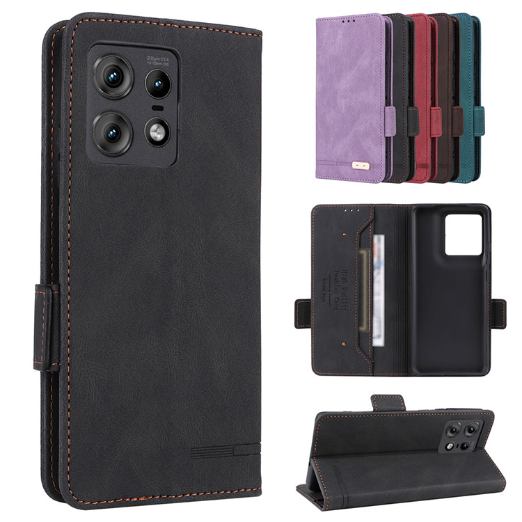 Edge 50 Pro / 50S Pro �P�[�X �蒠�^ �J�o�[ PU���U�[ �蒠�^PU���U�[�P�[�X �X�^���h�@�\ �J�[�h���[ �X�g���b�v�� Motorola ���g���[�� �G�b�W 50 �v��