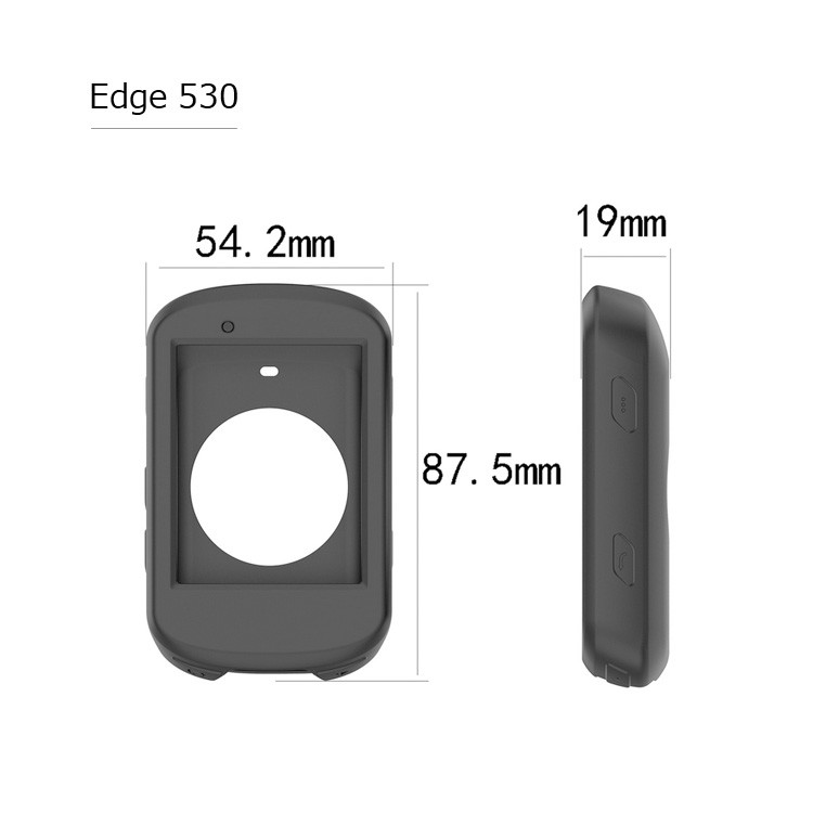 Garmin Edge 830/530 シリコンケース/カバー 耐衝撃 ガーミンエッジ