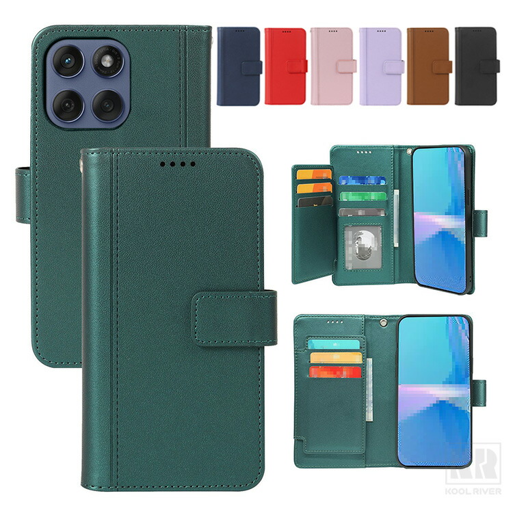 Edge 60�Ή� �P�[�X �蒠�^ �J�o�[ PU���U�[ �蒠�^PU���U�[�P�[�X �X�^���h�@�\ �J�[�h���[ Motorola ���g���[�� �G�b�W60 �������� �������