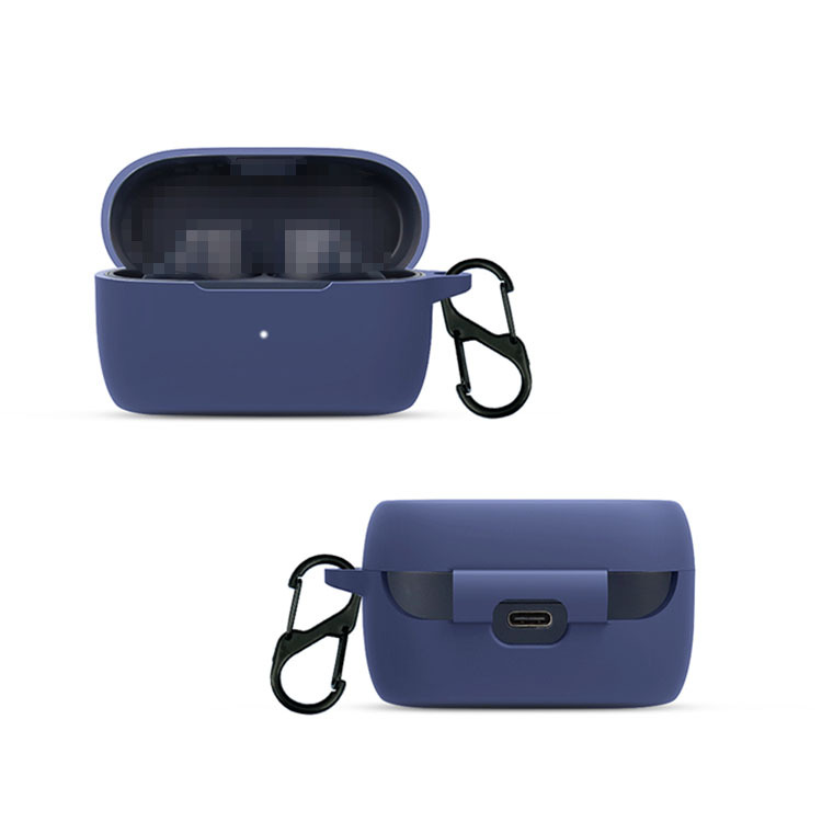 Jabra Elite 3 ケース / カバー カラビナ付き シリコン ワイヤレスイヤホン 保護カバー ジャブラ エリート 3 保護ケース