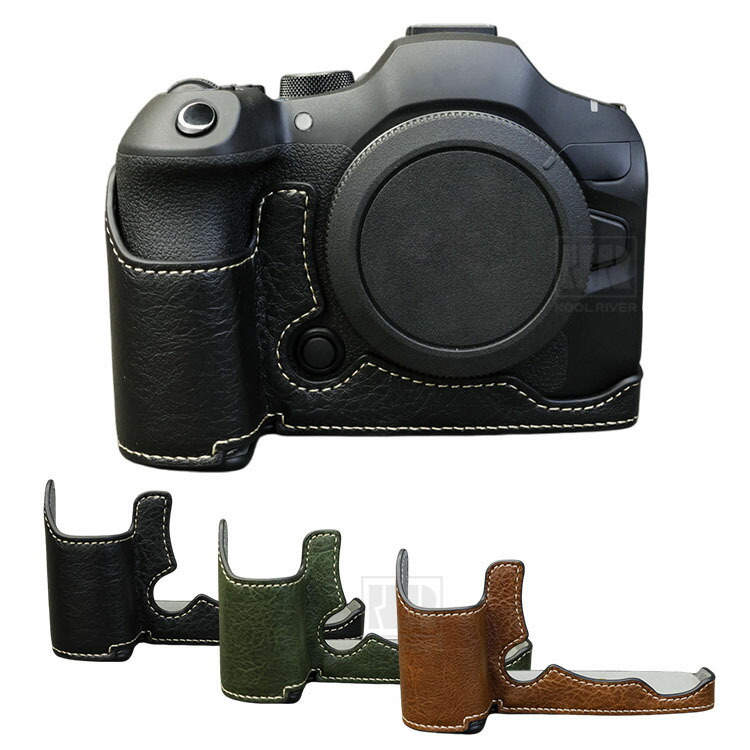 Insta EOS R6 Mark�Ή� III �P�[�X R6 Mark II / R6 / R5 �J�����P�[�X PU���U�[�n�[�t�P�[�X �n�[�t�J�o�[ �ی�P�[�X �V���v�� �����h�~ �J�o�[