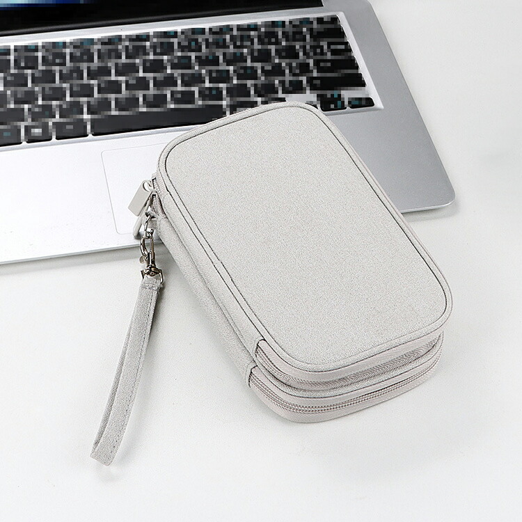 EX-word ケース ポーチ型 バッグ型 キャンバス調 ファスナー付き