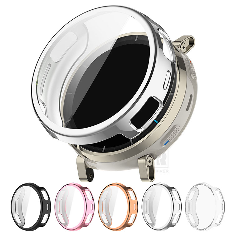 Insta Amazfit Active 3�Ή� Premium �P�[�X Active3 �J�o�[ ���b�L / �N���A �t���ی� �t�B������� �ی�P�[�X/�J�o�[ TPU �ϏՌ��P�[�X/�J�o�[