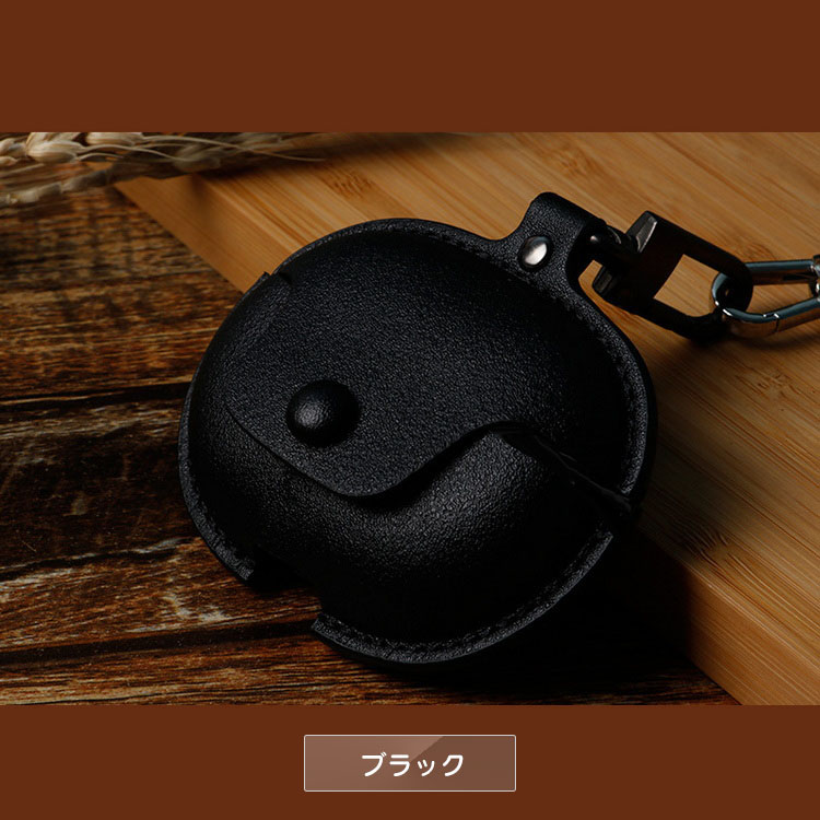 FreeClip ケース PUレザー カバー シンプル ストラップ付き 充電穴付き