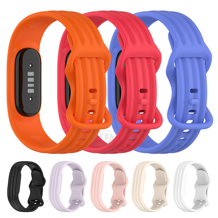 Fitbit Air �P�[�X �o���h ��̌^ �J�o�[ �ی�P�[�X+���X�g�o���h �V���R�� �ϏՌ� �\�t�g�P�[�X �V���v�� �����ȒP �t�B�b�g�r�b�g �G�A