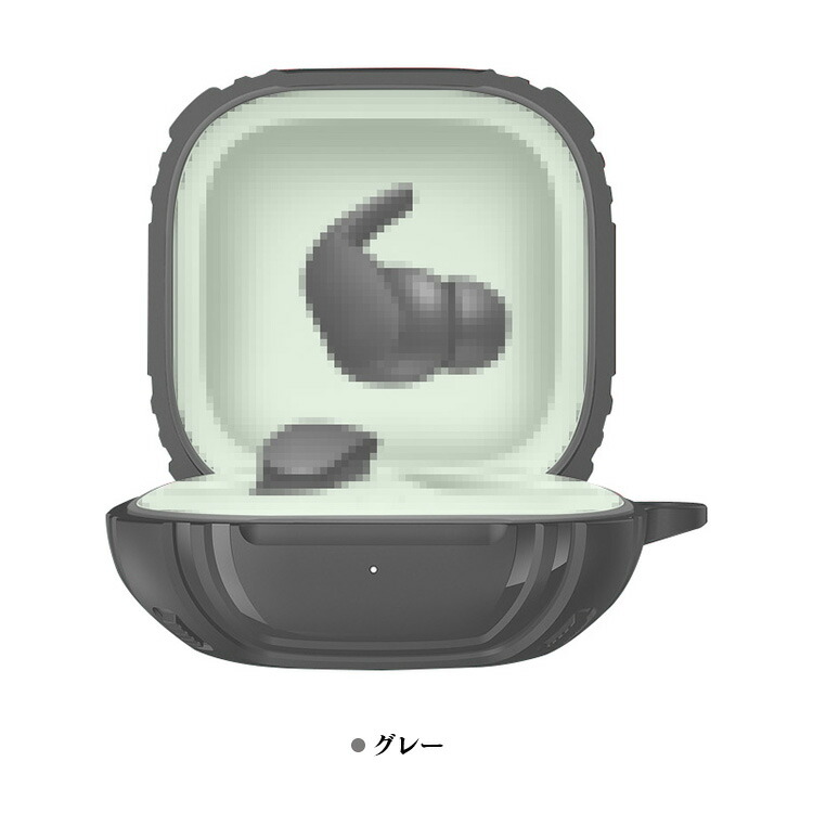 Beats Fit Pro ケース 耐衝撃 カバー カラビナ付き シンプル おしゃれ