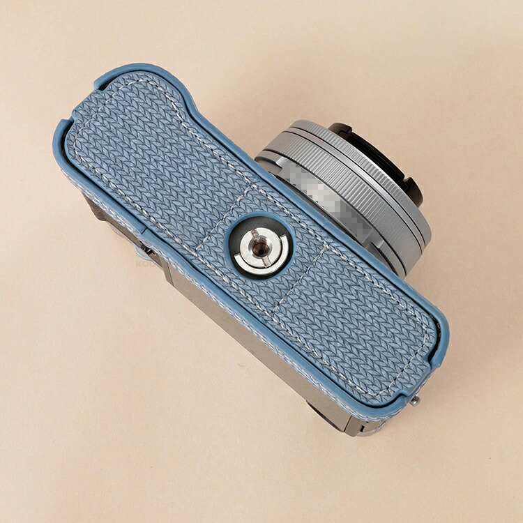 FUJIFILM X-E5 ケース カメラケース キャンバス調 PUレザーハーフ