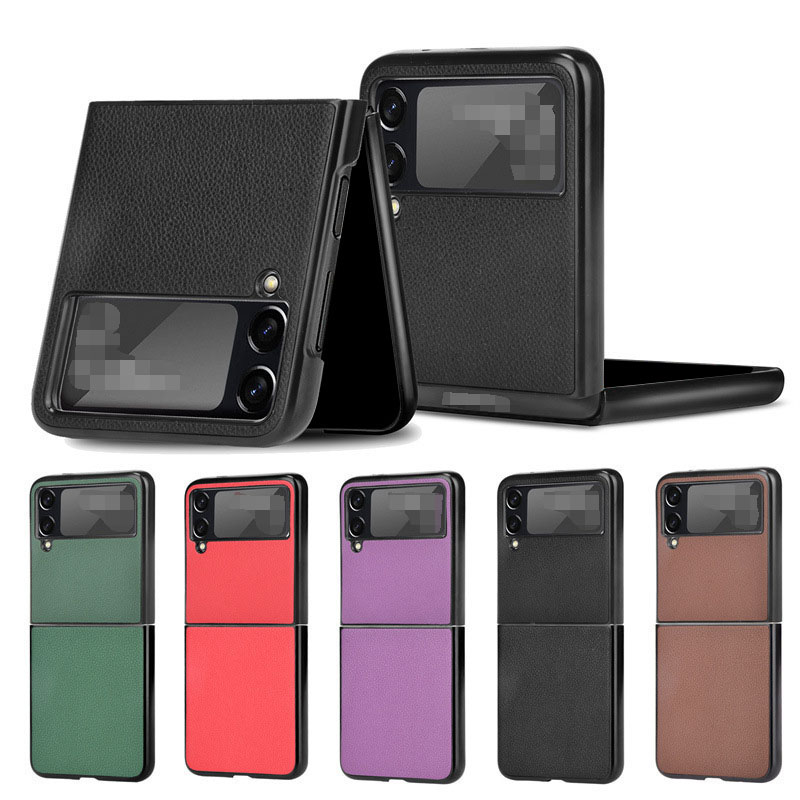 Galaxy Z Flip4 �P�[�X / �J�o�[ �܂肽���݌^ ���U�[�� �P�[�X �M�����N�V�[ Z �t���b�v4 SCG17 SC-54C �A���h���C�h �������� �������