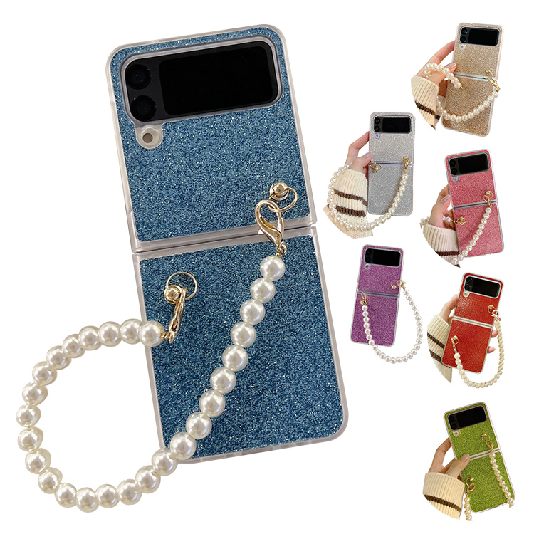 Galaxy Z Flip4 �P�[�X �P�[�X �܂肽���݌^ �n���h�R �X�g���b�v�t�� ���킢�� �G���K���g ���f�B�[�X �w�ʃP�[�X �M�����N�V�[Z �t���b�v4 SCG17